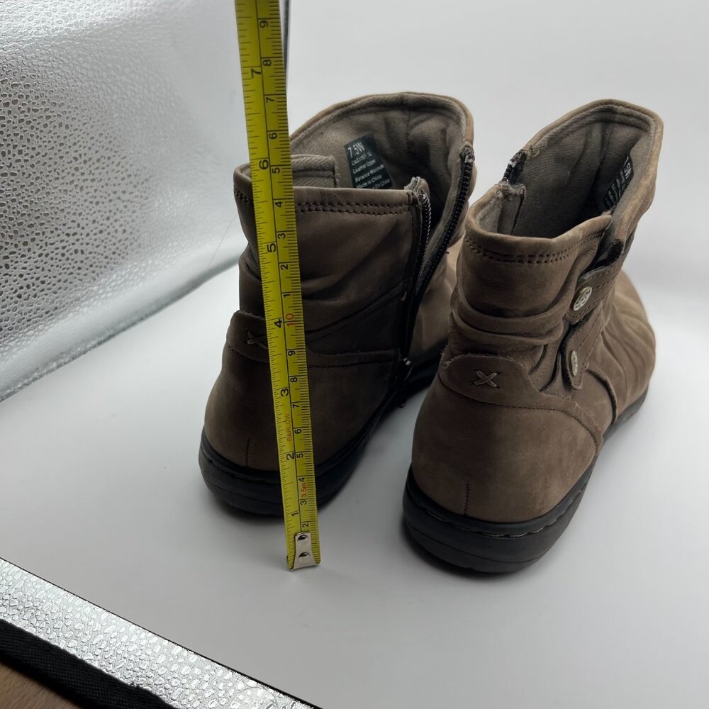 Cobb Hill by New Balance Pandora Ankle Boots Women’s 7.5W Brown Leather Zip - Picture 4 of 12